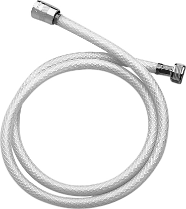 Primeo bruseslange 1/2'' x 150 cm, hvid