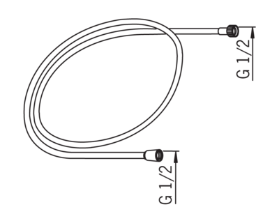 Bruserslange satin 1,5 m
