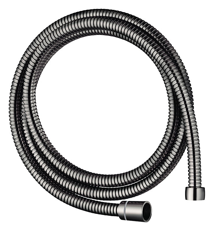 Damixa bruserslange cyl/kon dr omløber 1500mm. Børstet graphite grey