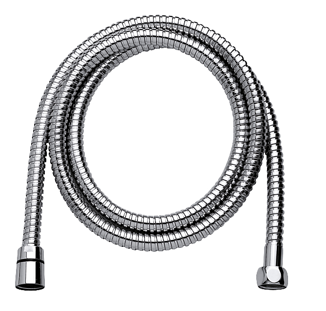 Damixa håndbruserslange 1750mm, metal, krom