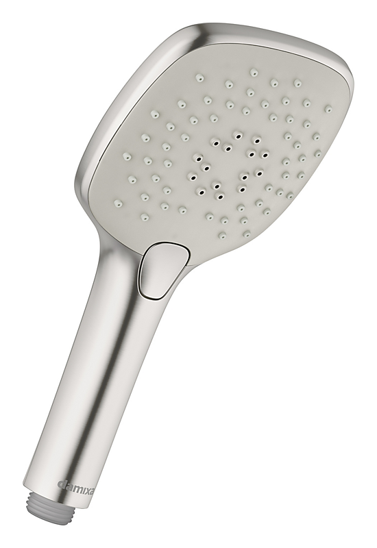 Damixa håndbruser Pine 3 funktioner, rub clean, steel (pvd)