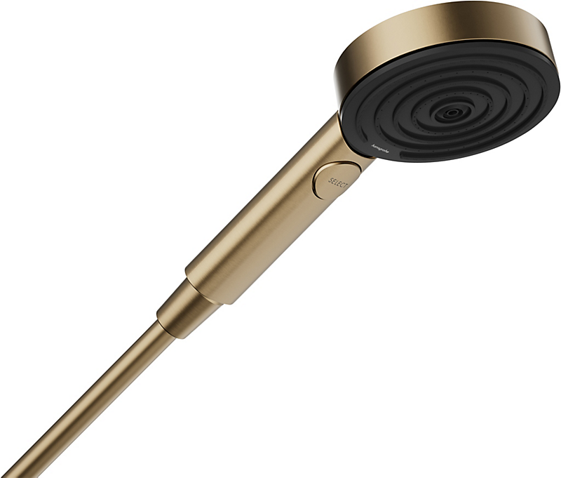 hansgrohe Pulsify Select S Håndbruser 105 3jet Relaxation EcoSmart, Børstet bronze PVD