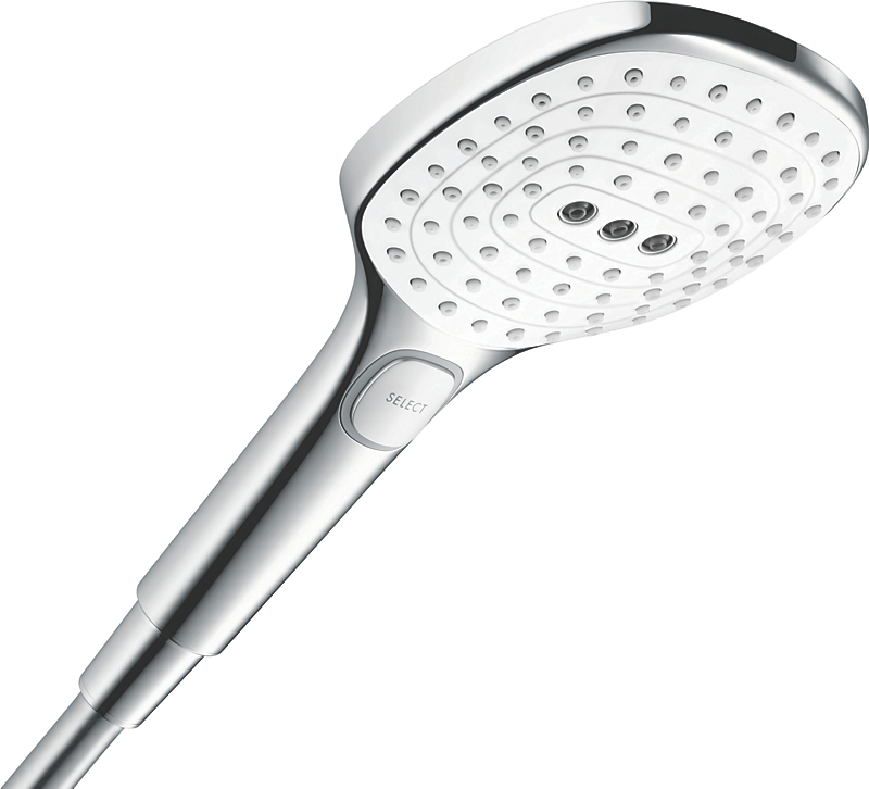 hansgrohe Raindance Select E120 3jet håndbruser hvid/krom
