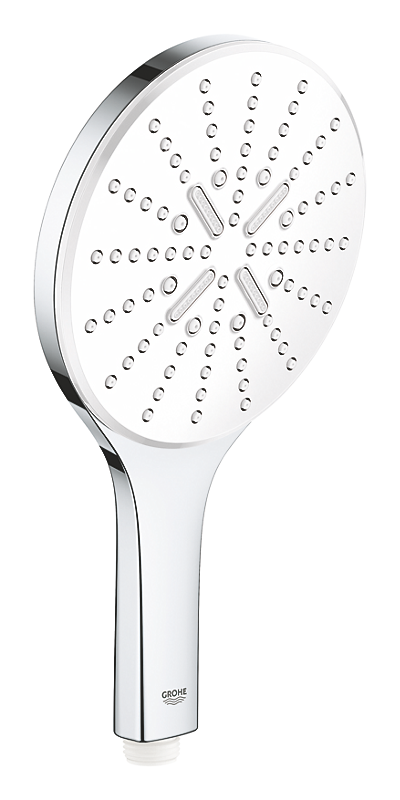 GROHE Rainshower SmartActive 150 håndbruser 3 sprays, sprayplade moon white, GROHE Rain med DripStop