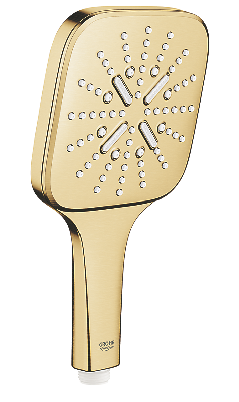 GROHE Rainshower SmartActive Cube Håndbruser 130mm, 3 sprays, 9,5 l/min, børstet cool sunrise
