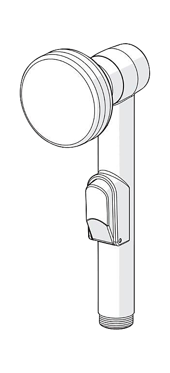 Oras Bidetta håndbruser 1/2 med låseknap krom