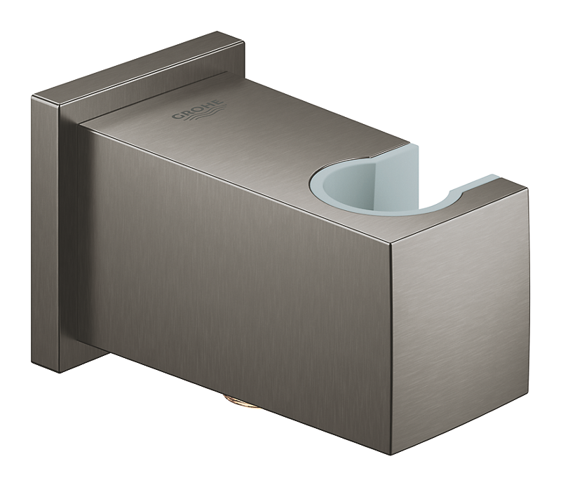 GROHE Euphoria Cube udløb Tilslutningsbøjning med bruserholder, børstet hard graphite