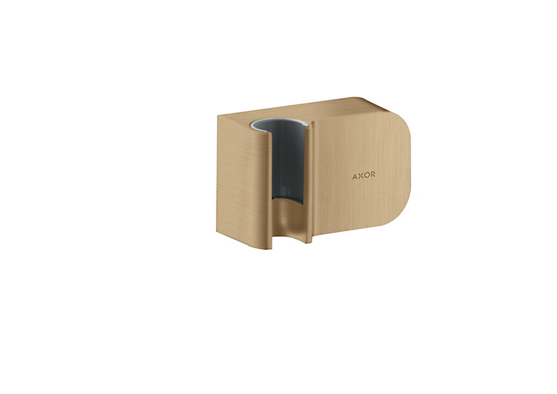 hansgrohe AXOR One Porter bruserholder med slangeudtag børstet bronze