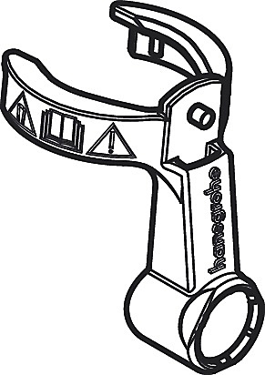 hansgrohe Serviceværktøj til håndvaskarmatur med automatisk stop funktion