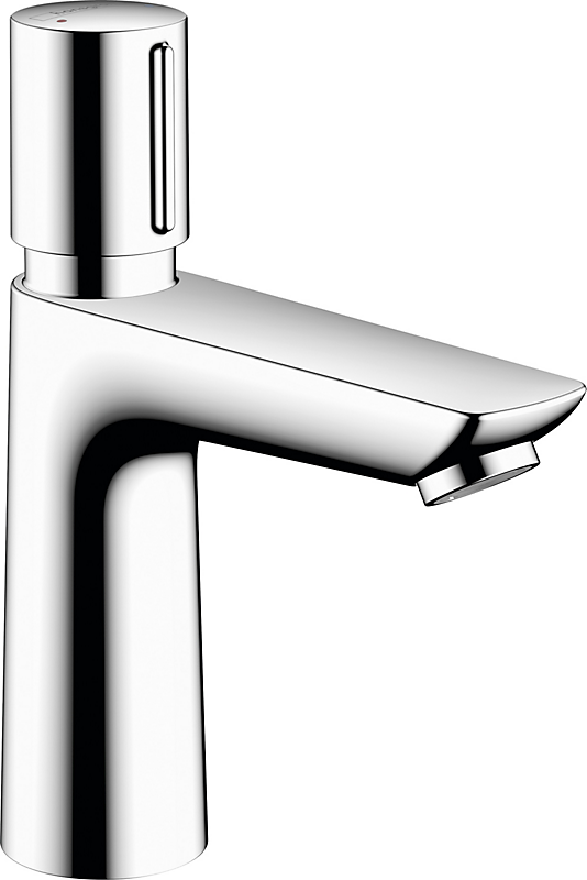 hansgrohe Talis E håndvaskarmatur selvluk med temperaturregulering 111mm tud
