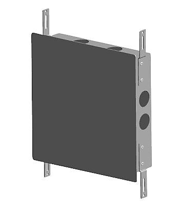 Outdoorbox monteringsbox til udvendige vandhaner, med frontluge & skabsmuffe