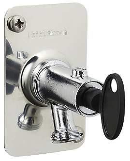 FM Mattsson gårdposteventil m/nøgle 400mm