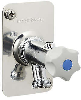 FM Mattsson gårdposteventil m/greb 400mm