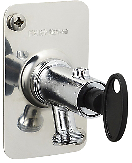 FM Mattsson gårdposteventil m/nøgle 600mm