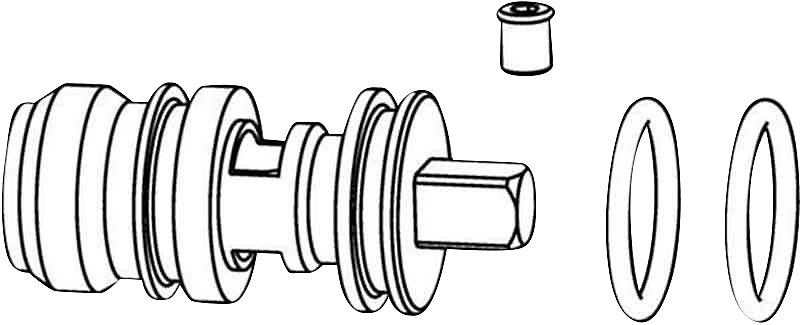 Gustavsberg spindel til gårdhane selvtømmende