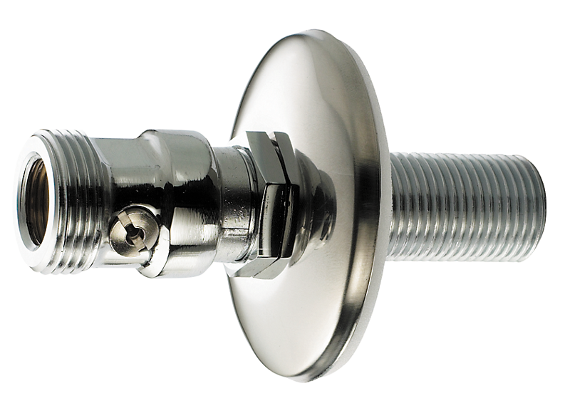 V&B Securex kuglehane lige tilslutning nippel/nippel DN15/DN29 forkr. DR