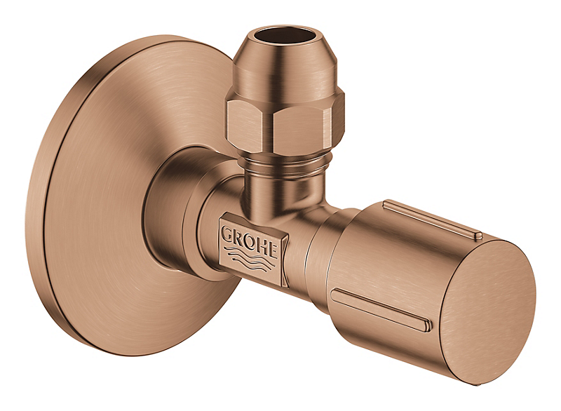 GROHE Hjørneventil 1/2'' Børstet Warm Sunset, riflet gevind