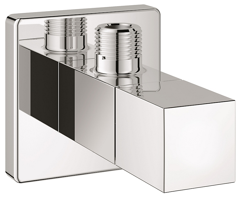 GROHE Universal Cube stopventil 1/2x3/8 nippel/roset. Forkromet