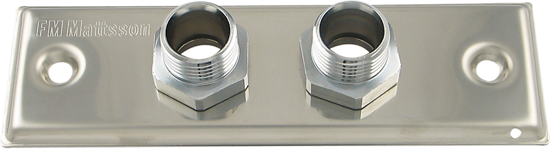 FMM Væggenn.Fr. 1/2x15mm Dobbel