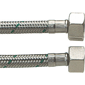 Neoperl Softpex tilslutningsslange 300 mm. 1/2 L x 1/2 L. Rustfri flet. Koldt & varmt vand. NEOFLEXSPX