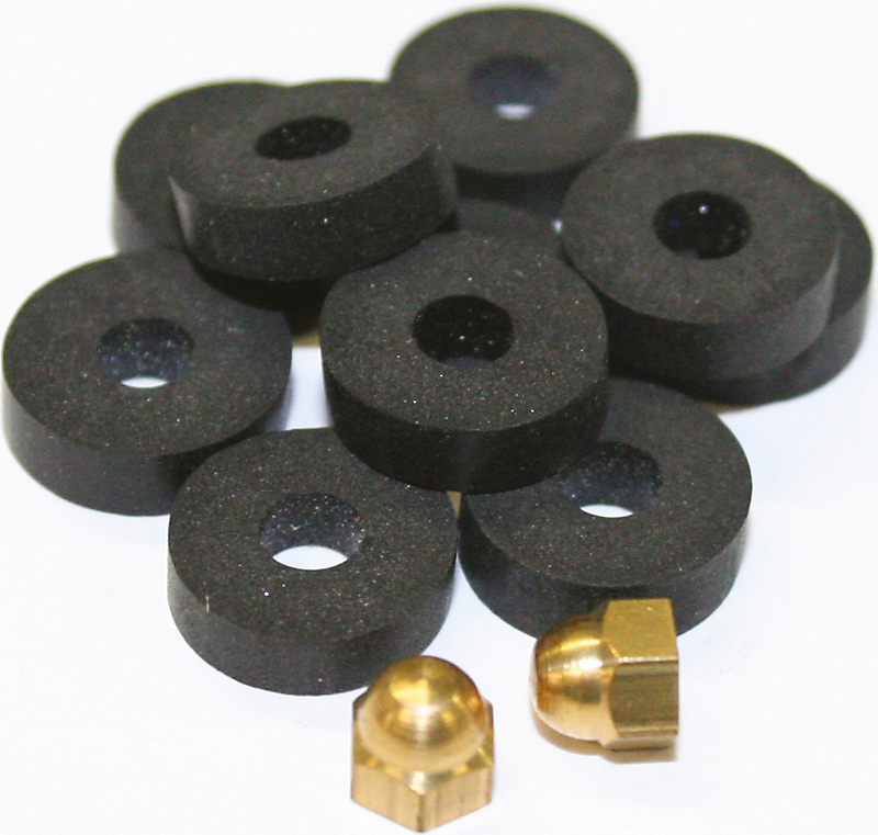 GROHE Reserved.Sæt 45054 A 10stk Pakn.+2stk Møtr.