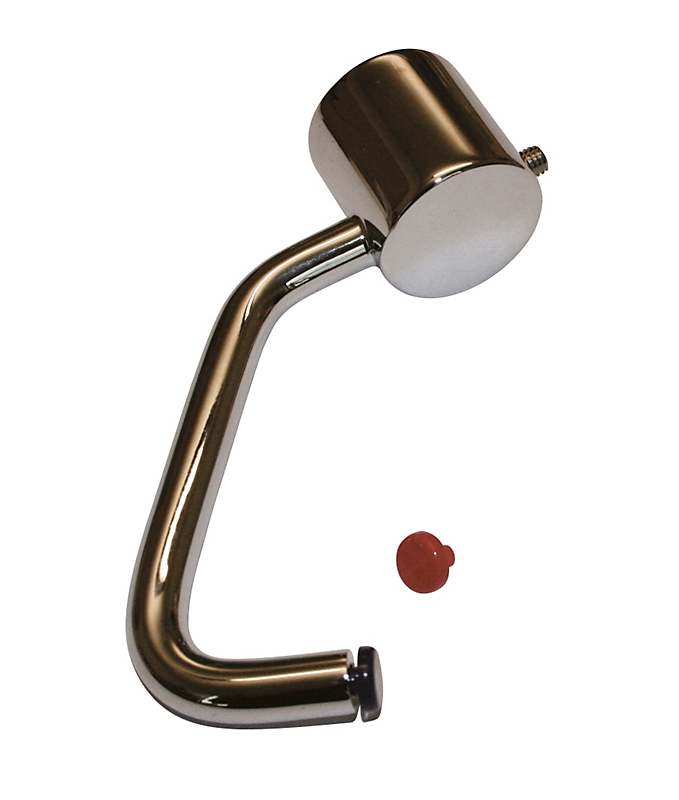 Børma Køllegreb 80 mm metalgreb med rød/blå mærkeknap 1 stk