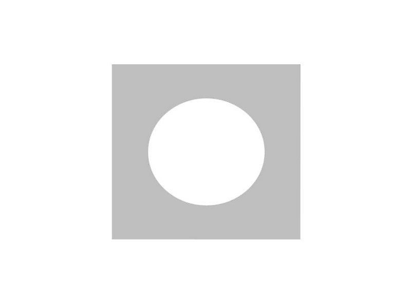 GROHE Roset 70x70x2mm Krom firkantet