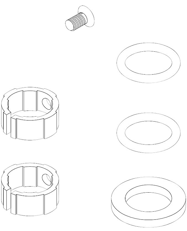 Damixa kit o-ring, pakning holdering
