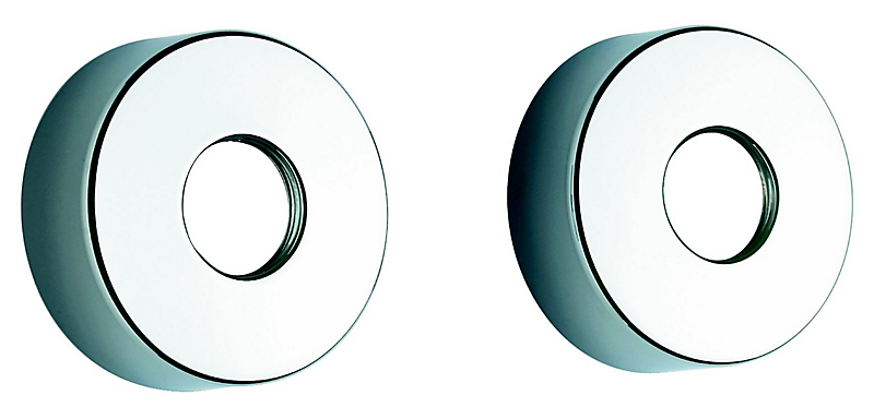 Damixa rosetter 3/4'' Ø70mm 2 styk. Krom