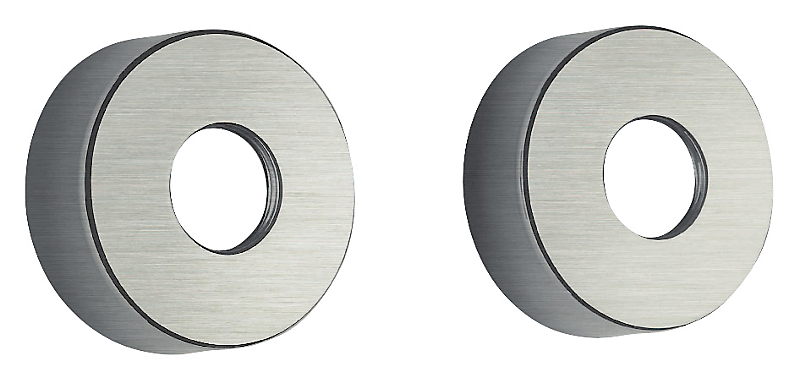 Damixa roset 2stk Ø70, Steel pvd