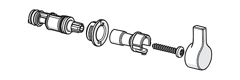 Oras Il Bagno Alessi Sense temperaturreguleringsdel