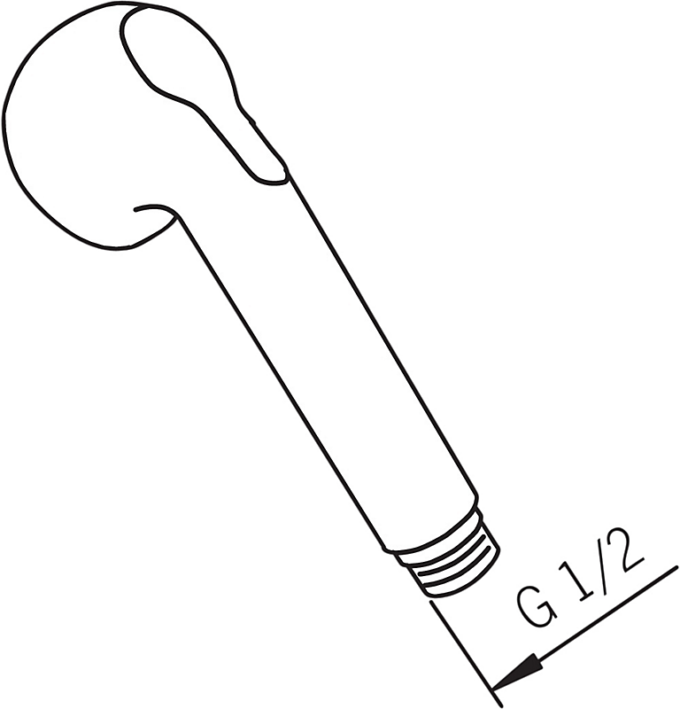 Oras udtræksbruser til safira køkkenarmatur. Krom