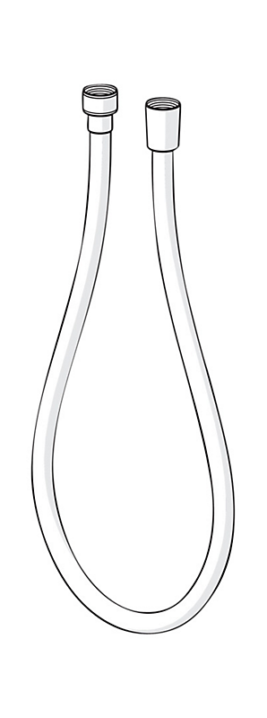 Oras Fontana Bruseslange 1500mm 1/2'' 241104. Krom