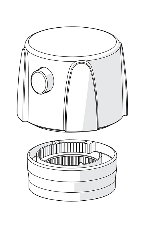 Oras temperaturreguleringsgreb til brusepaneler & Nova