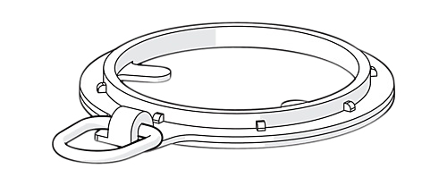 Oras kædeholder 159193 til håndvaskarmatur