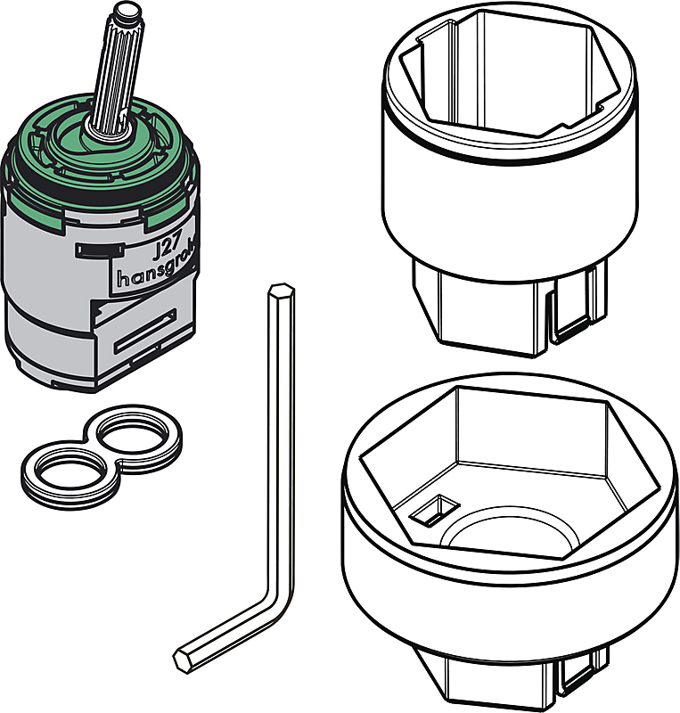 hansgrohe Joystick kartusche J27