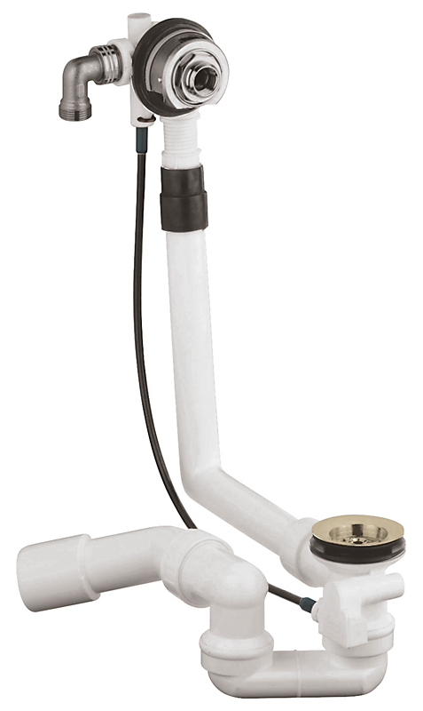 GROHE Talentofill af/overløbssæt 45grader med vandpåfyldning. Børstet nikkel