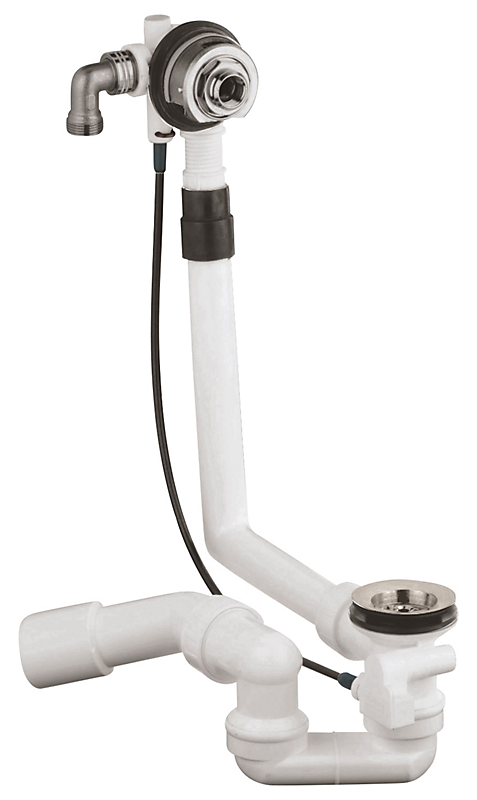 GROHE Talentofill af/overløbssæt 45grader med vandpåfyldning. Supersteel