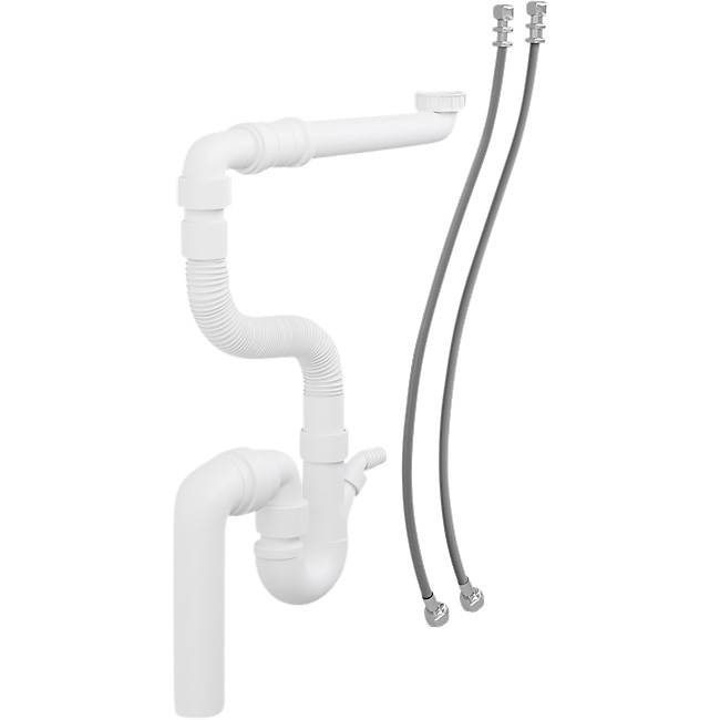 Pressalit Flex til- og afløbssystem 500/250-700mm. VA-godkendt