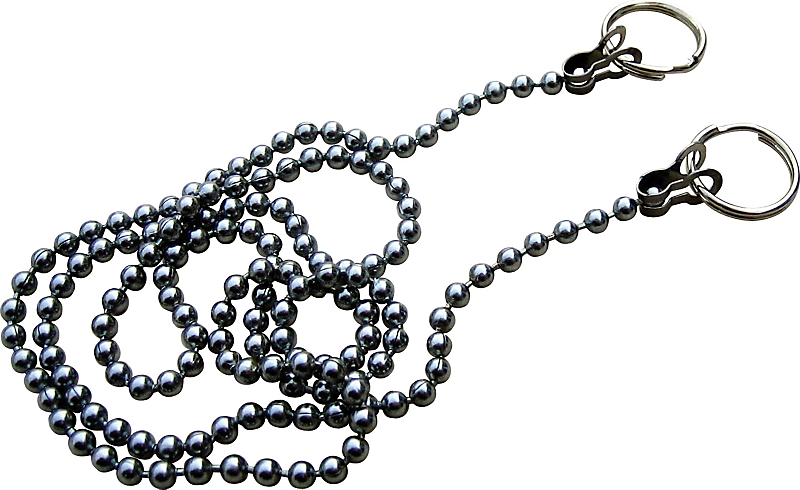 Kuglekæde, forkromet, 3,2 mm x 700 mm