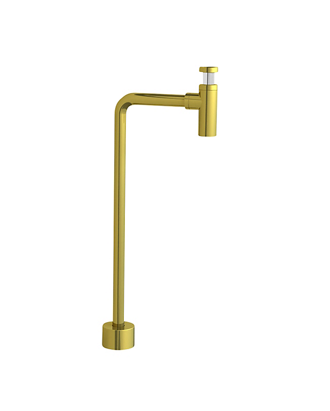 Gustavsberg vandlås til vask, til gulv Ø32mm. Messing