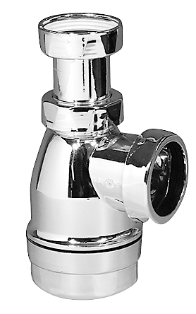 Purus Pungvandlås 40mmx1 1/4 med teleskoprør forkromet