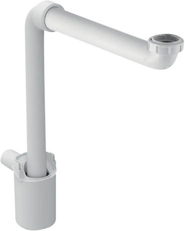 Duravit pladssparende vandlås 1 1/4'' Hvid