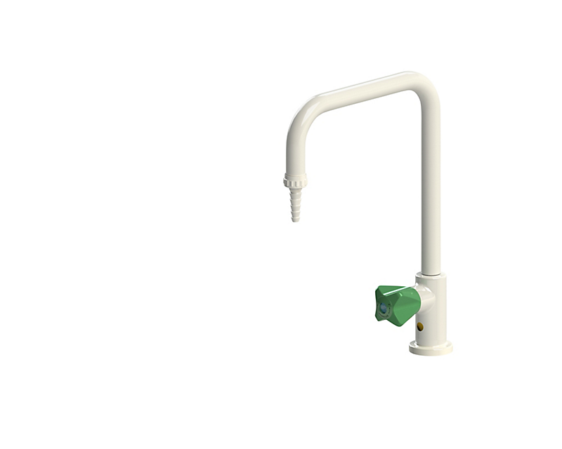 BROEN-LAB Aftapperventil, WPC Slangespids, Slange med 3/8'' omløber, 200mm, Bordmonteret