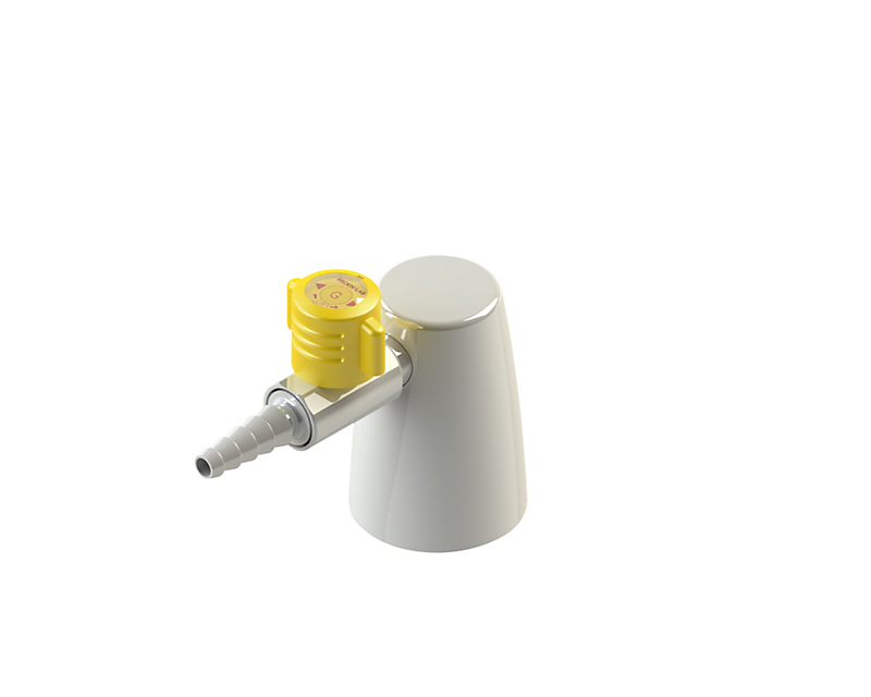 BROEN-LAB Envejs Lift/Turn-ventil, G 12mm klemringsfitting til CU-rør, Bordmonteret