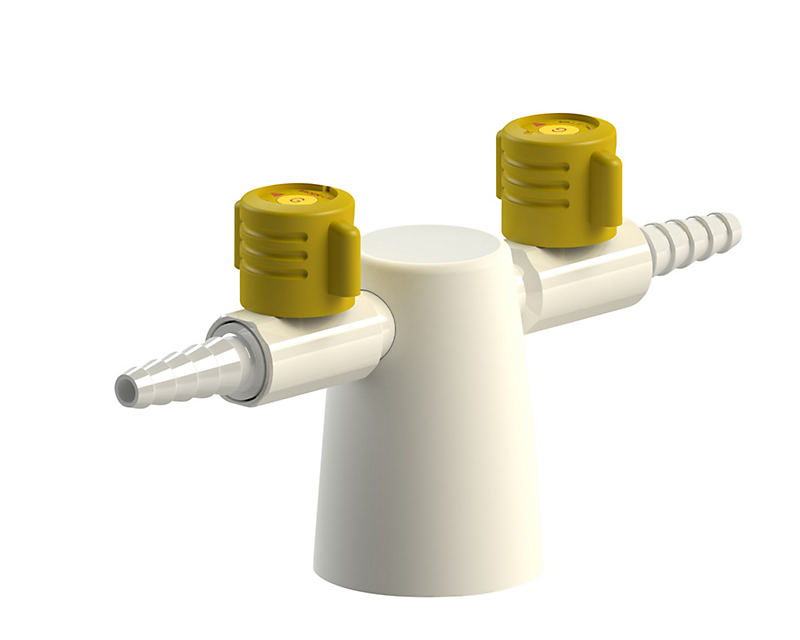 BROEN-LAB Tovejs 180° Lift/Turn-ventil G 12mm klemringsfitting til CU-rør, Bordmonteret