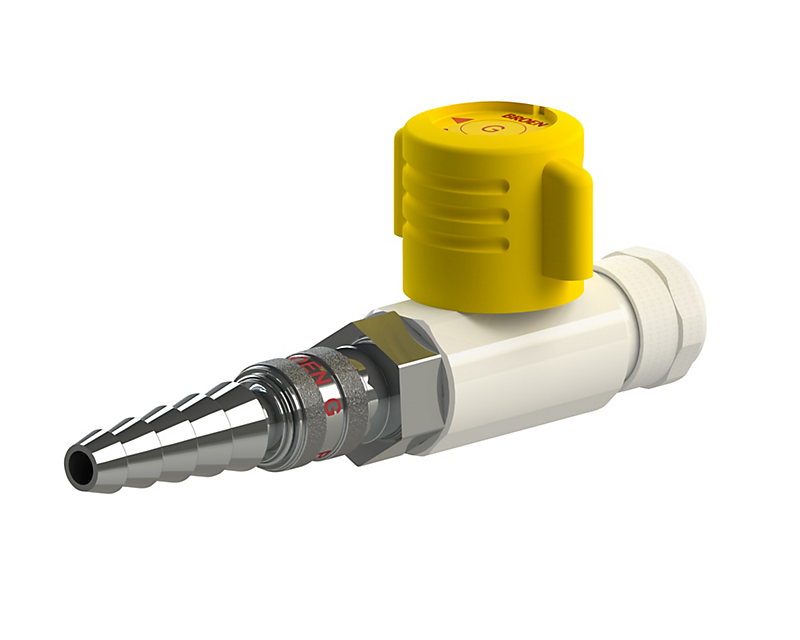 BROEN-LAB Lift/Turn-ventilhus, G ISO 7/1, Vægmonteret