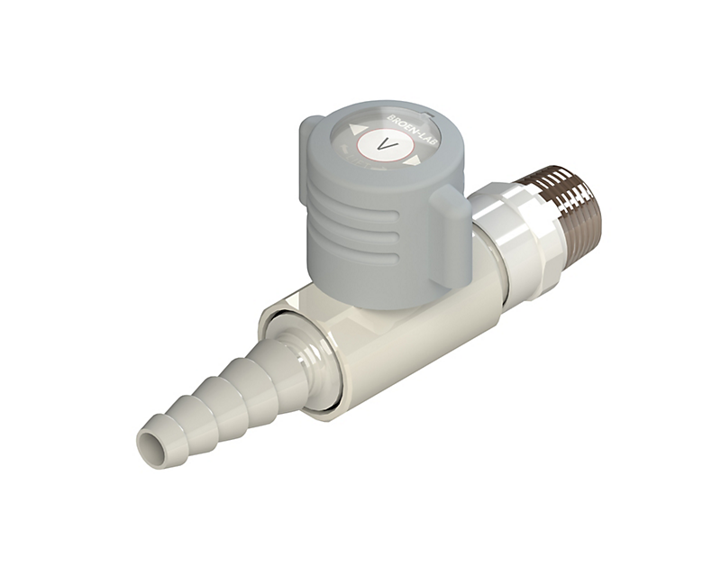 BROEN-LAB Lift/Turn-ventilhus, V ISO 7/1, Vægmonteret