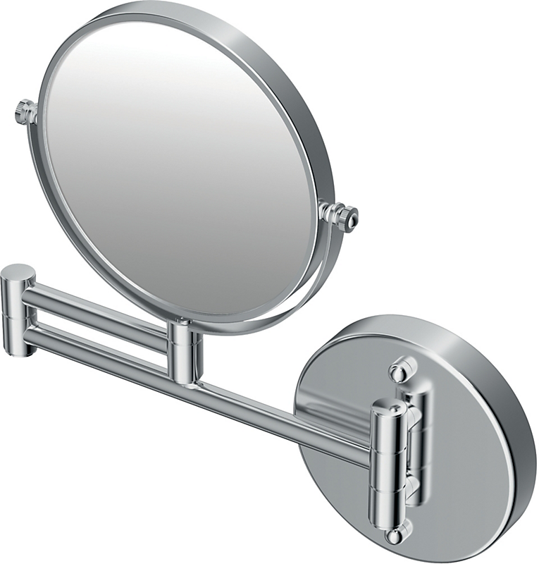 Børma makeup spejl væghængt. Krom