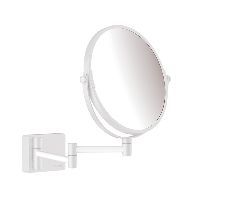 hansgrohe Addstoris barber-/kosmetikspejl mat hvid